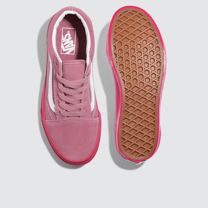 Tênis Old Skool Infantil Glossy Sidewall Pink