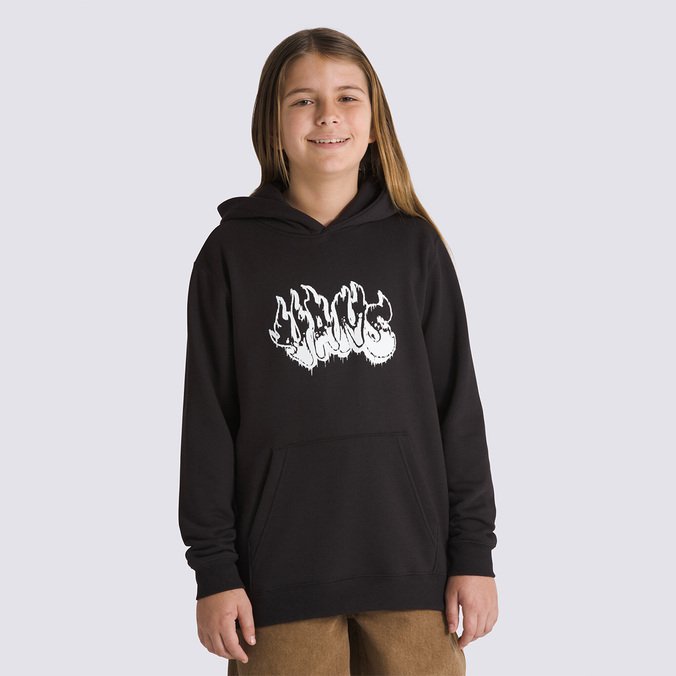 Moletom Burnout PO Black Infantil