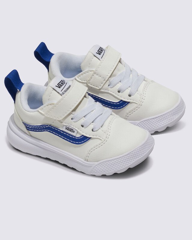Tênis Ultrarange 66 V Infantil Pop Sidestripe White Blue