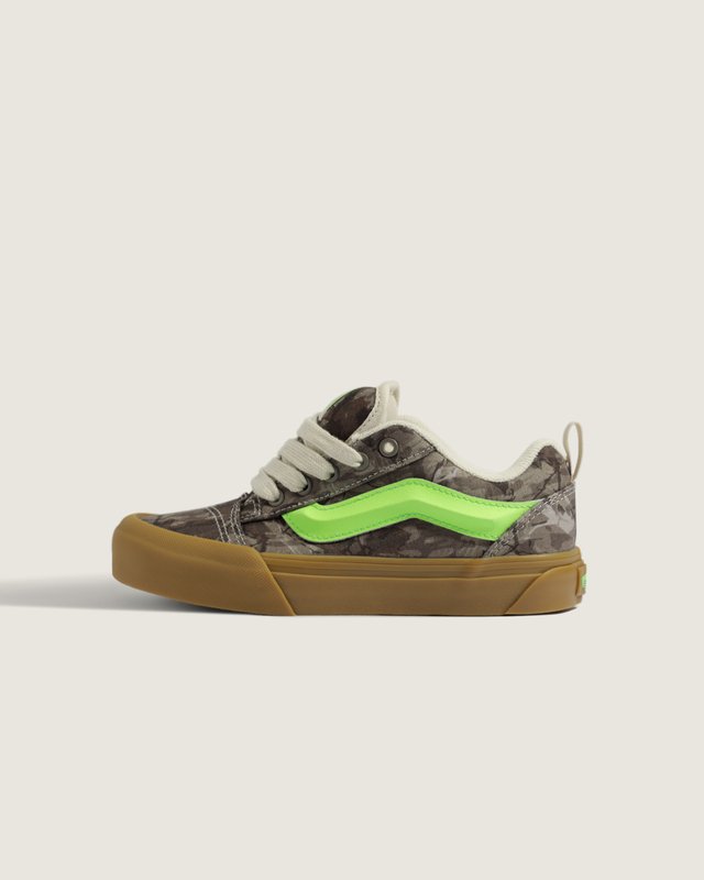 Tênis Knu Skool Camo Green Gecko Infantil