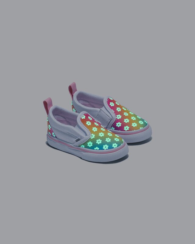 Tênis Slip-On Rainbow Glow True White Multi Infantil
