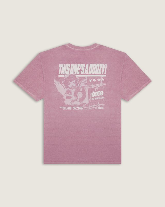Camiseta Ss Earthbound Outsized Pink Dawn
