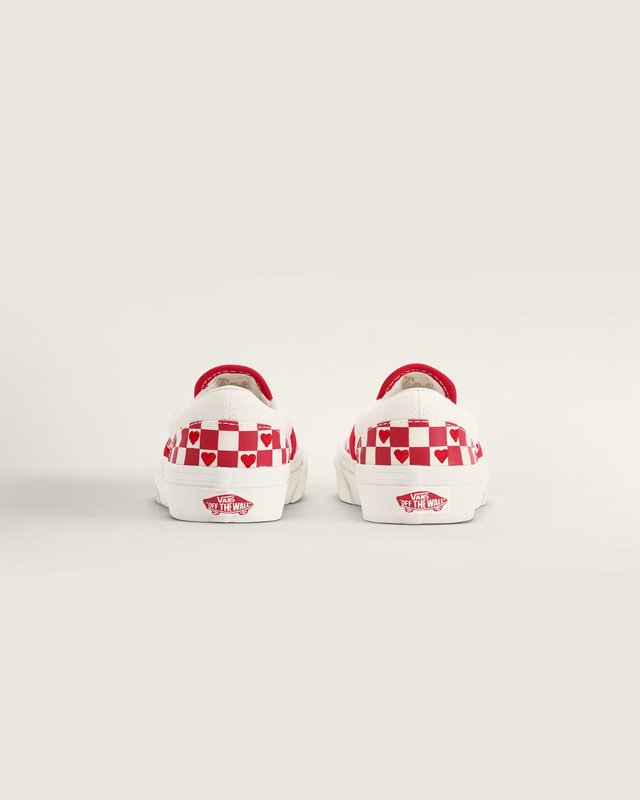 Tênis Slip-On Red Hot Valentines Racing Red True White Infantil