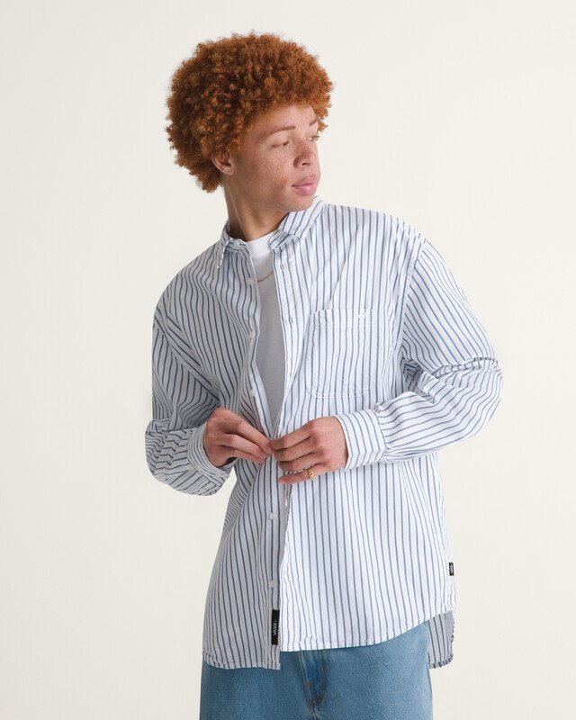 Camisa Manga Longa Lx Dobby Stripe  White