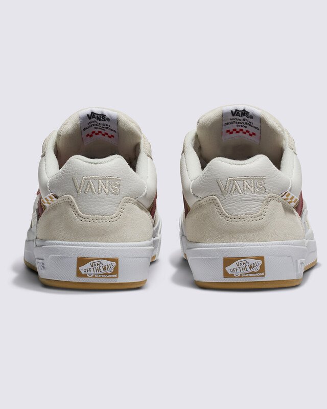 Tênis Skate Wayvee Leather Tan White