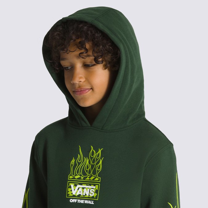 Moletom Neon Flames Po Infantil Mountain View
