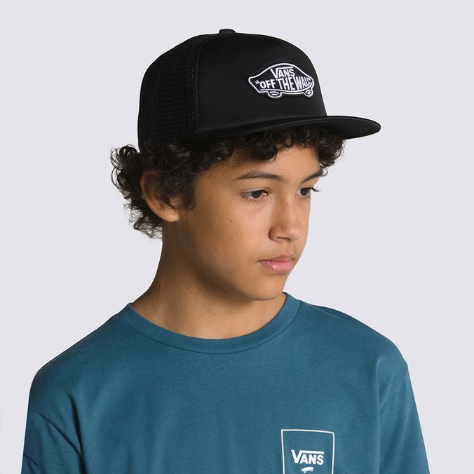 Boné Classic Patch Trucker Infantil Black-Black