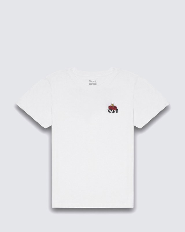 Camiseta Bloom Skull Crew Ss White