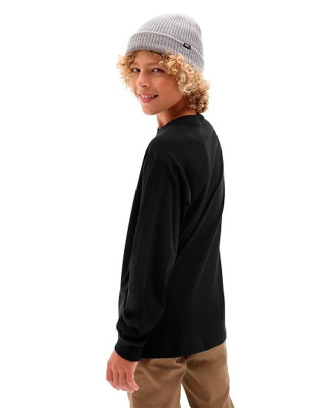 Camiseta Vans Classic Infantil Black White