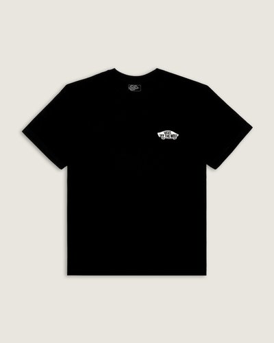 Com construção em malha KNIT e modelagem clássica, a Camiseta Manga Curta Double Standard Black traz estampa em silk que adiciona textura ao visual. Conforto e caimento equilibrado, com toque macio e suporte discreto para movimentos do dia a dia. Design direto e autêntico, alinhado ao legado criativo da VANS, atenção aos detalhes e acabamento que privilegia conforto sem excessos