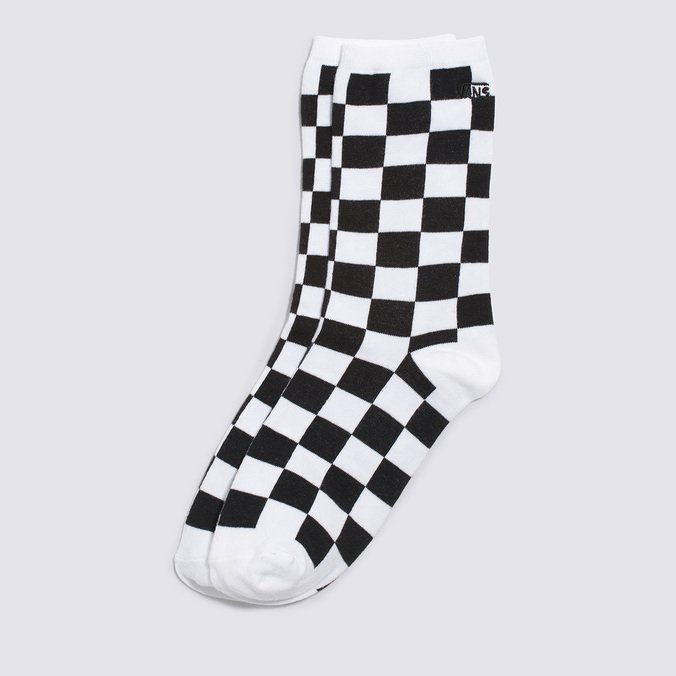 Meia Ticker Sock 36/39 Black Checkerboard