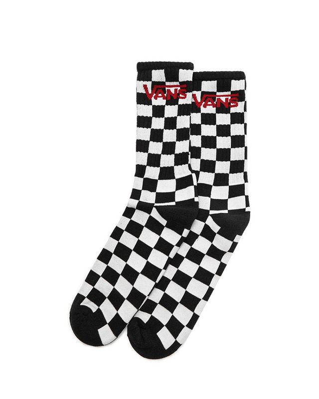 Meia Class Crew (3 Pares) 41/45 Black-Checkerboard