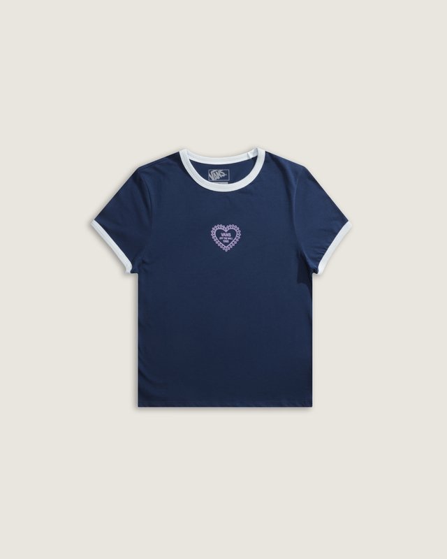 Camiseta Manga Curta Lacey Daze Deep Indigo Infantil