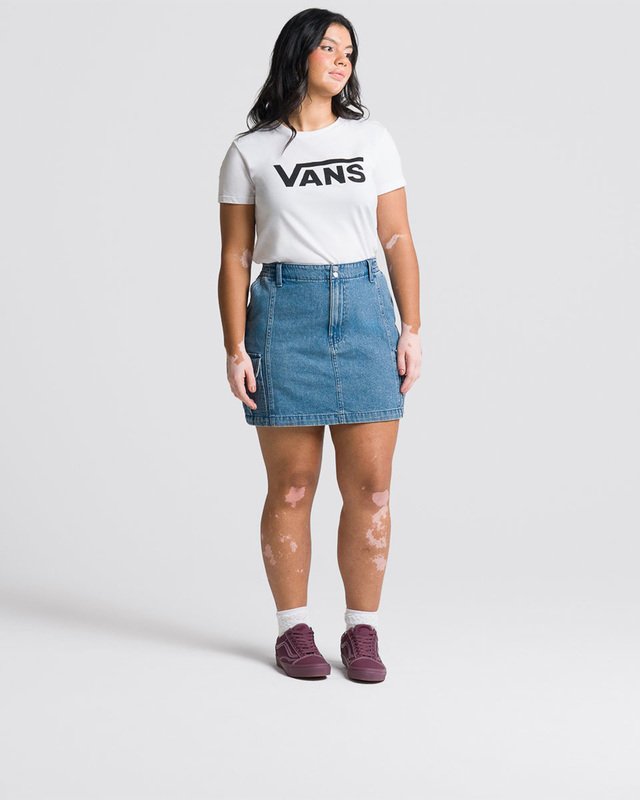 Camiseta Flying V Crew White