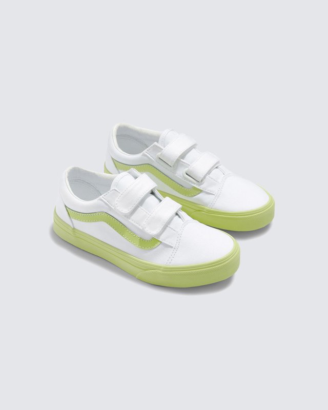 Tênis Old Skool Pop Outsole Lime Infantil