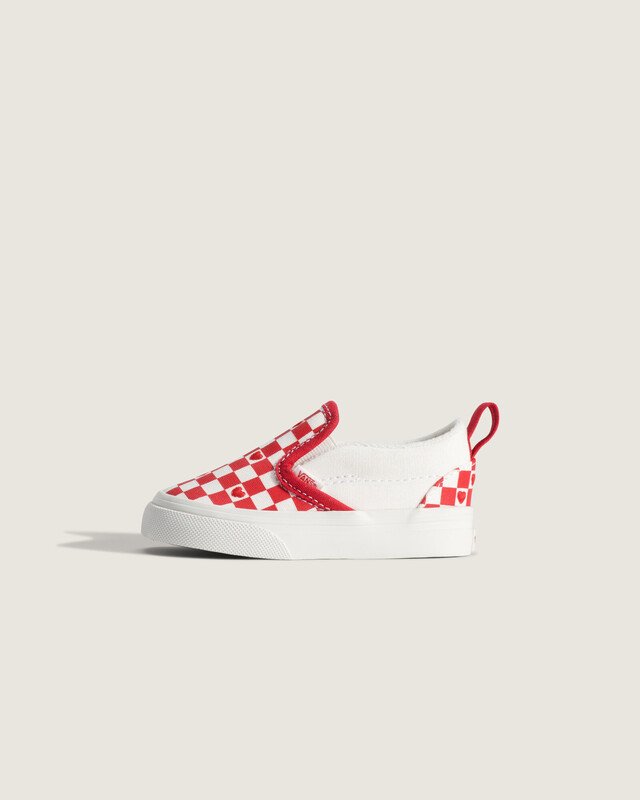 Tênis Slip On Red Hot Valentines Racing Red True White Infantil