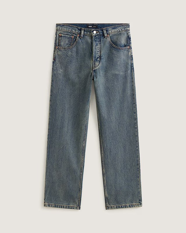 Calça Check 5 Loose Denim Dirty Wash