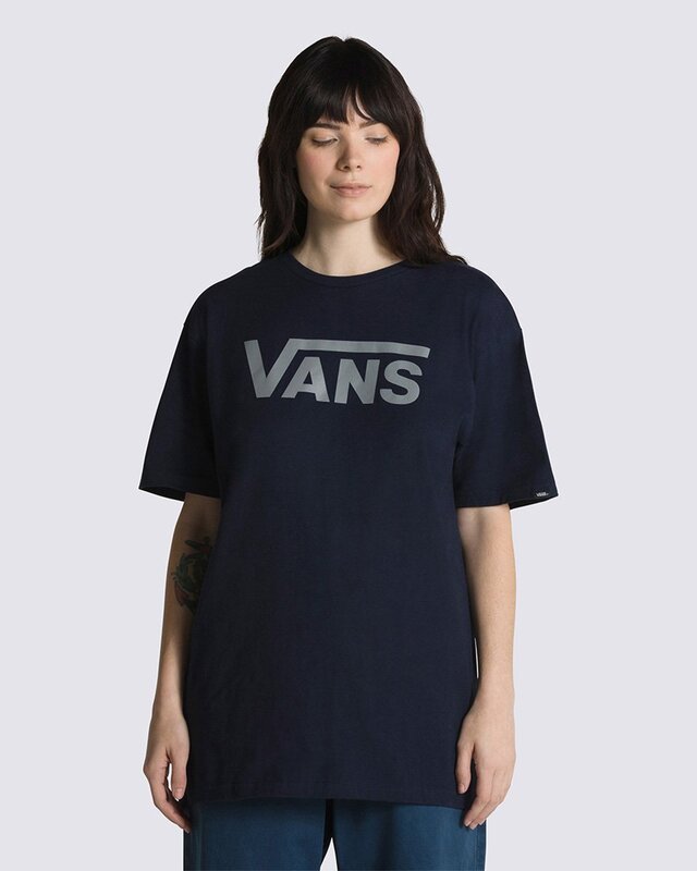 Camiseta Vans Classic Ss Navy White