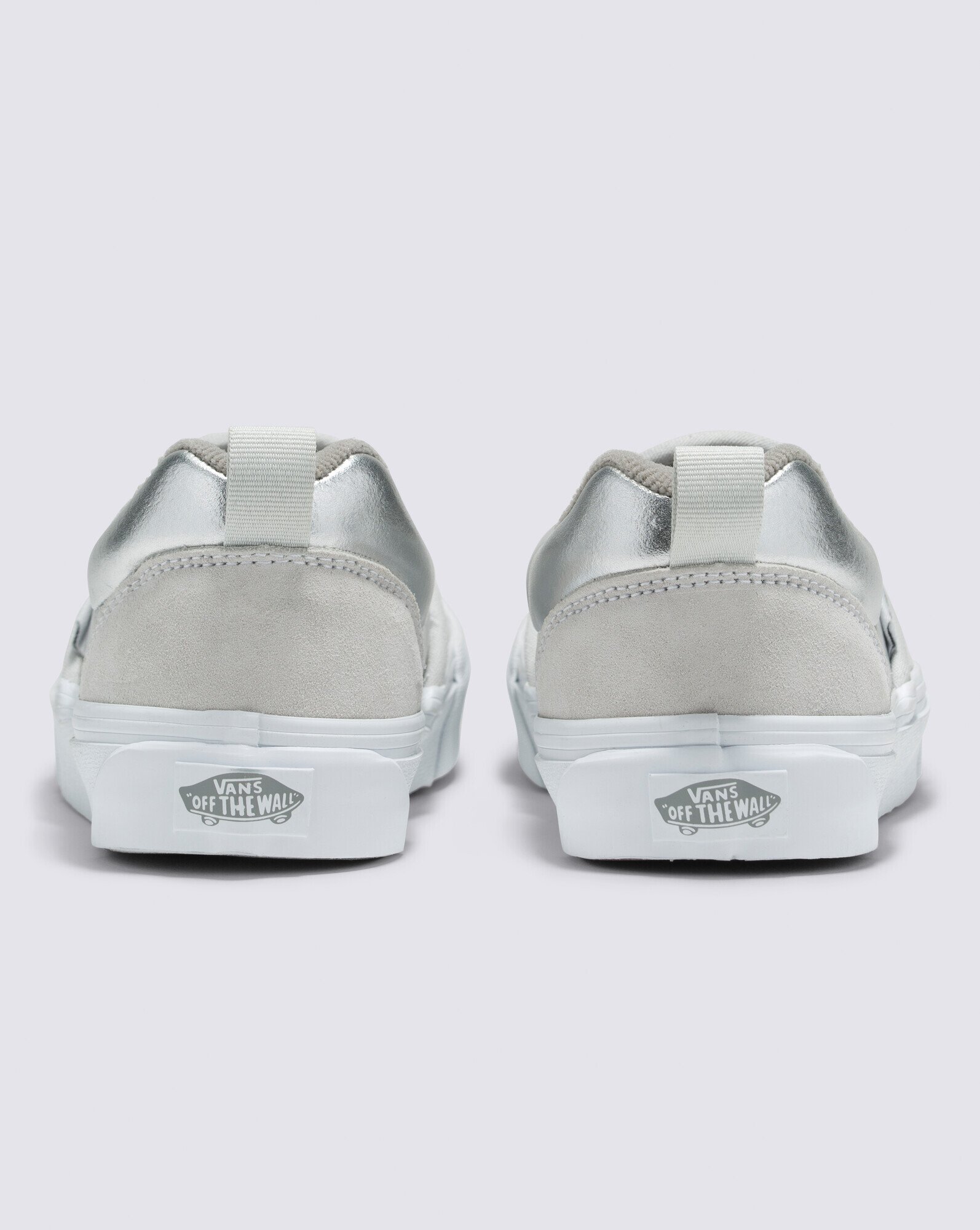 Vans Classic Slip Vans Slip On Light Grey Tênis Knu Slip Silver