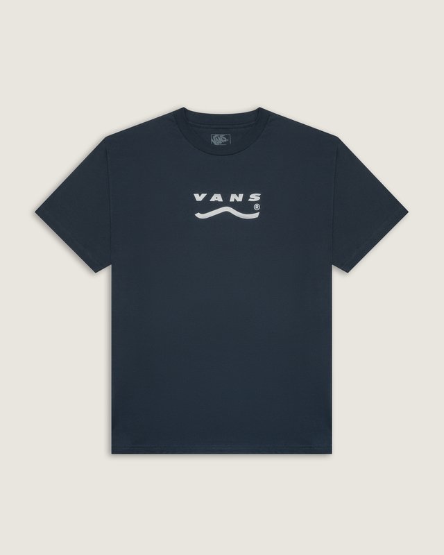 Camiseta Determined Ss Navy White-Waterfall
