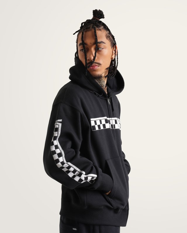 Moletom Racing Team Usa Full Zip Black