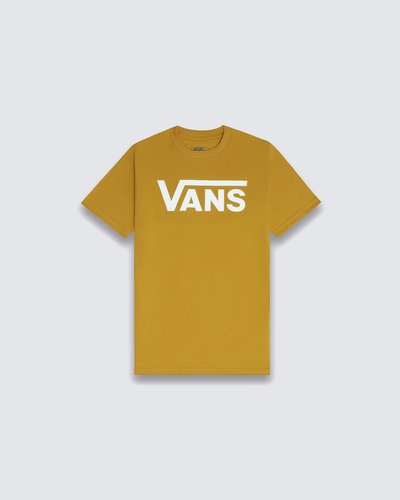 Clássico Vans é atemporal. Autenticidade “Off The Wall” na essência. Um visual tradicional que nunca sai de moda. A Camiseta SS Salt Wash Harvest Gold Infantil é icônica e não passa despercebida. De silhueta clássica com corte mais ajustado ao corpo, a camiseta infantil de manga curta é confeccionada em tecido 100% algodão, com aplicação de etiqueta tecida Vans na lateral. Apresenta estampa frontal icônica com assinatura Vans em “Drop V”, centralizada na altura do peito, em silk à base d’água. Perfeita para todos os momentos dos pequenos, a camiseta clássica é totalmente fácil de vestir, para que a única preocupação seja brincar e curtir em todas as aventuras!