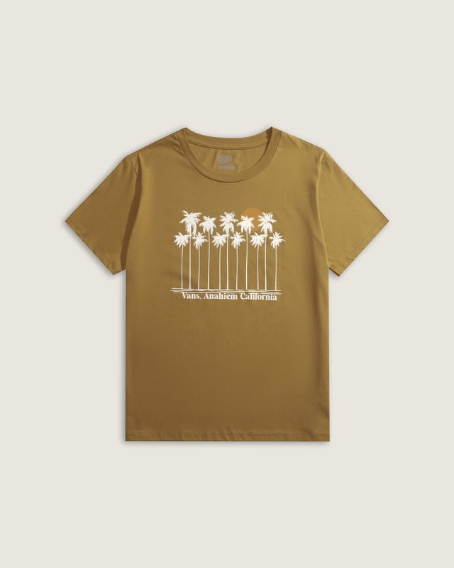 Camiseta Manga Curta Palm Classic Soft Suede Autumn Brown