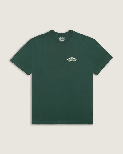 Com construção em malha KNIT e modelagem clássica, a Camiseta Manga Curta Double Standard Mystic Moss traz estampa em silk que adiciona textura ao visual. Conforto e caimento equilibrado, com toque macio e suporte discreto para movimentos do dia a dia. Design direto e autêntico, alinhado ao legado criativo da VANS, atenção aos detalhes e acabamento que privilegia conforto sem excessos