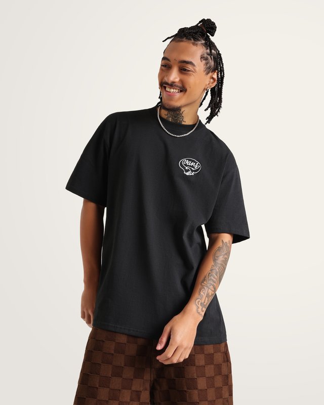 Camiseta Manga Curta Skate Br Loose Black