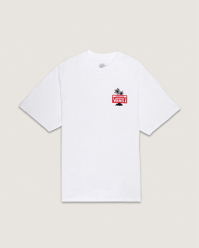 Camiseta Manga Curta Knu Palms Authentically White