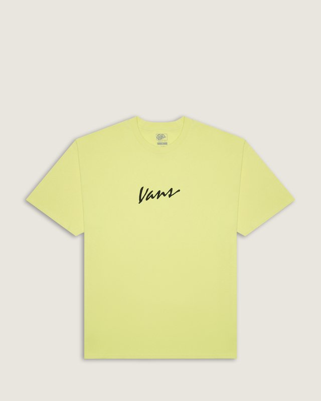 Camiseta Ss Classic Script Canary Yellow