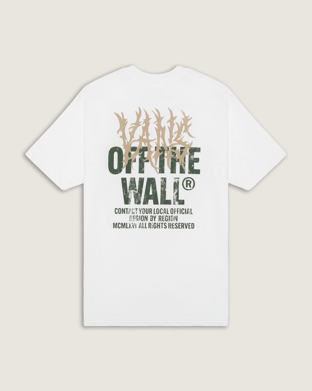 Camiseta Metal Wall Ss Mc White Awall