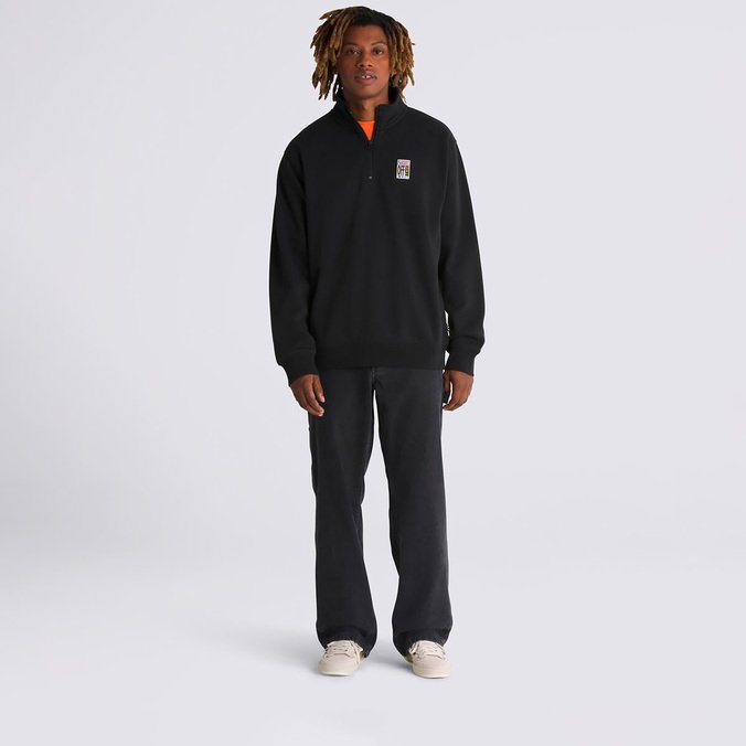 Moletom Ave Q-Zip Ave 2.0 Knit Black | Vans