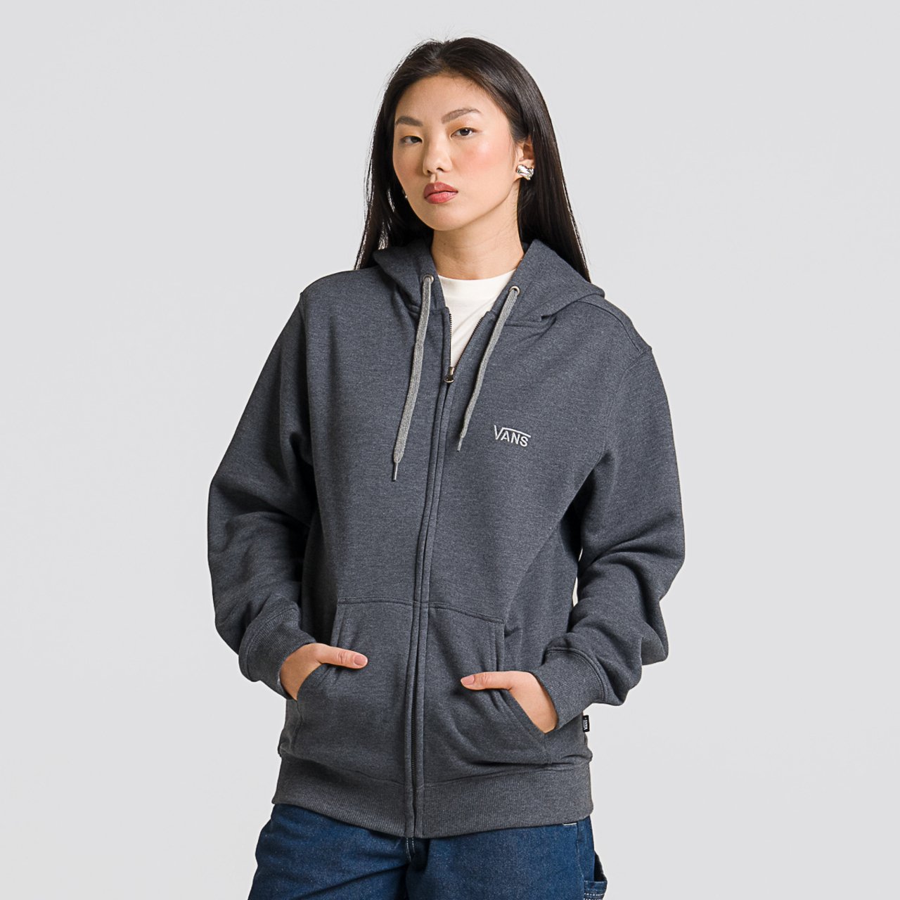 Moletom Core Basic Zip Hoodie