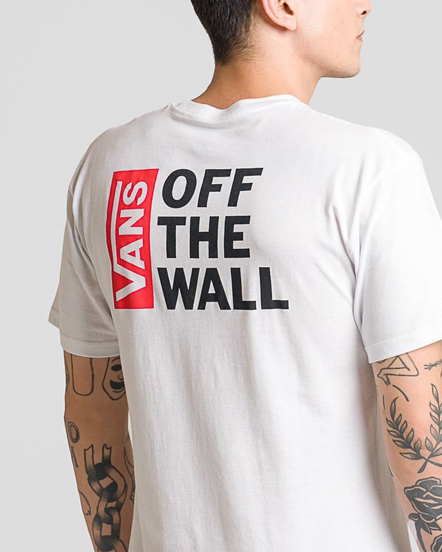 Camiseta Vans Off The Wall White