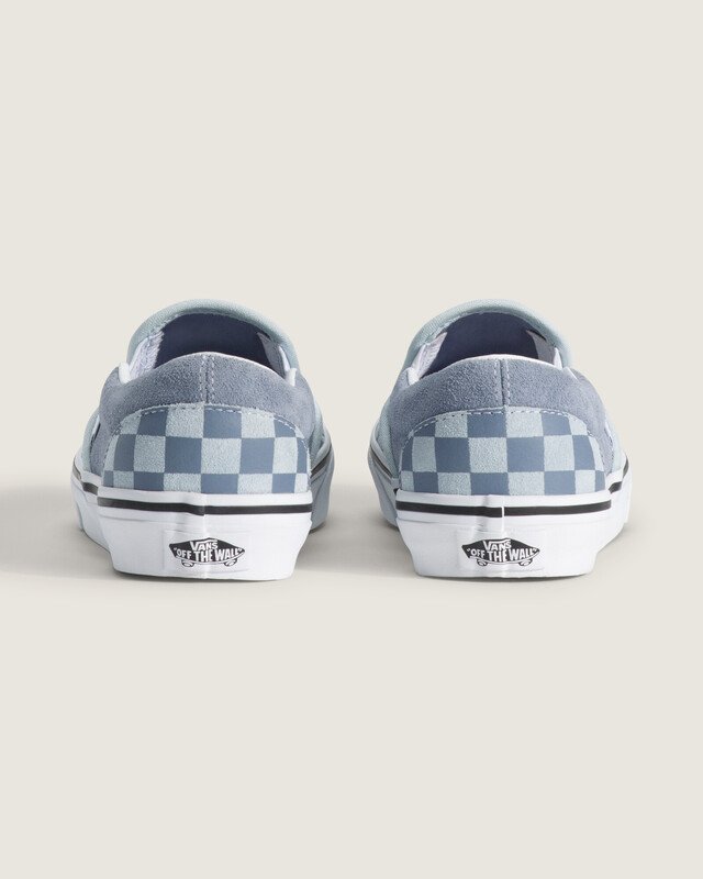 Tênis Slip-On Checkerboard Light Blue