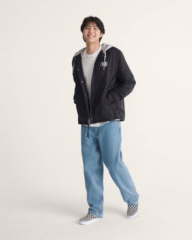 Jaqueta Torrey Hooded Coaches Black