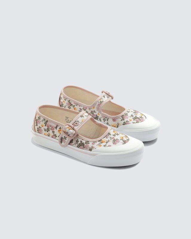 Tênis Mary Jane  Romantic Floral Pink Multi Infantil
