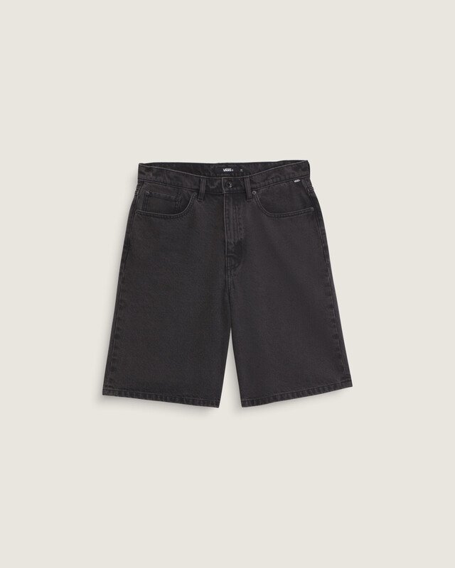Bermuda Check-5 Baggy Denim Short Washed Black