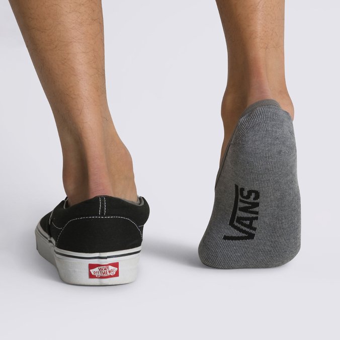 Meia Class Super No Show 41/45 Heather Grey (3 Pares)