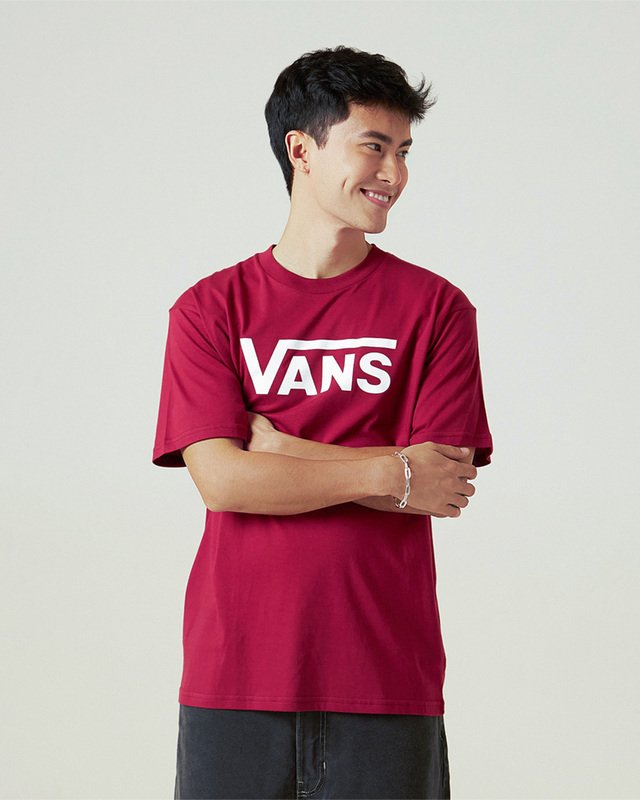 Camiseta Ss Classic Mc Bordeaux