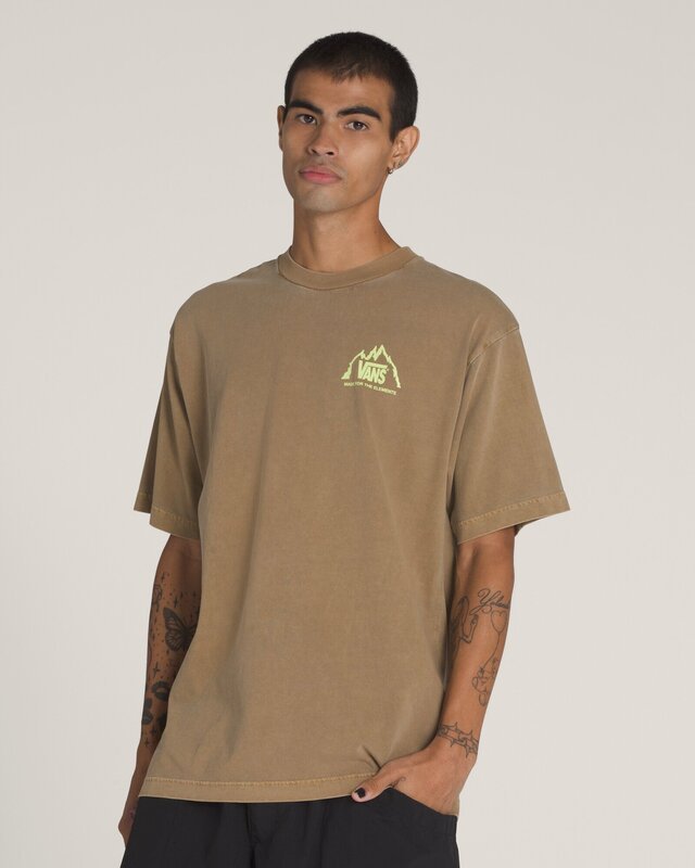 Camiseta Mte Crestline Ss Tee Sepia
