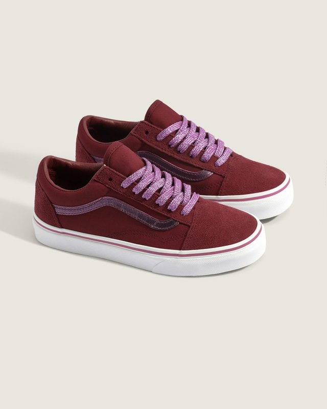Tênis Old Skool Metallic Pop Bordeaux