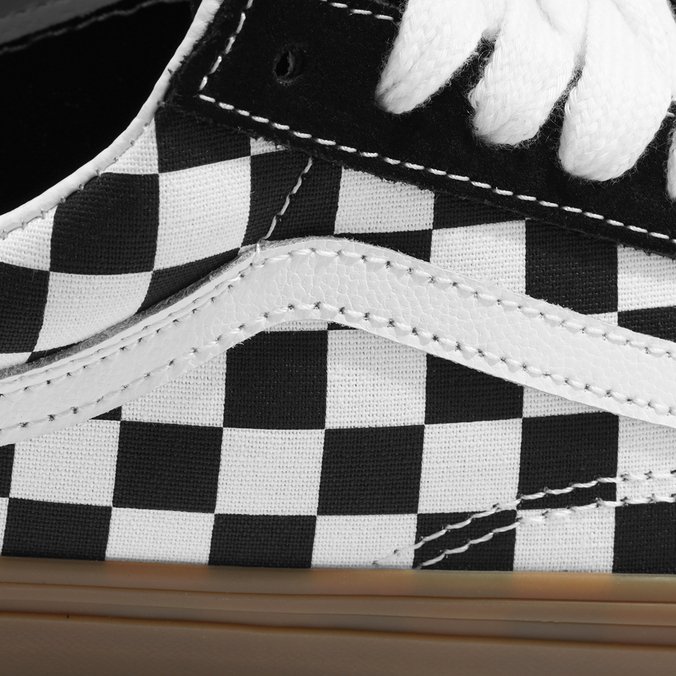 Tênis Old Skool Fat Lace Checker Black