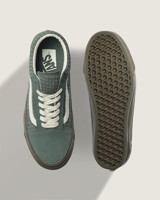 Tênis Old Skool Mte Washed Suede Mesh Dark Forest
