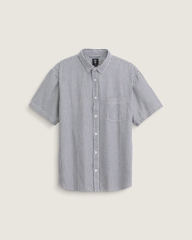 Camisa Lawson Stripe Ss Woven White Dress Blues