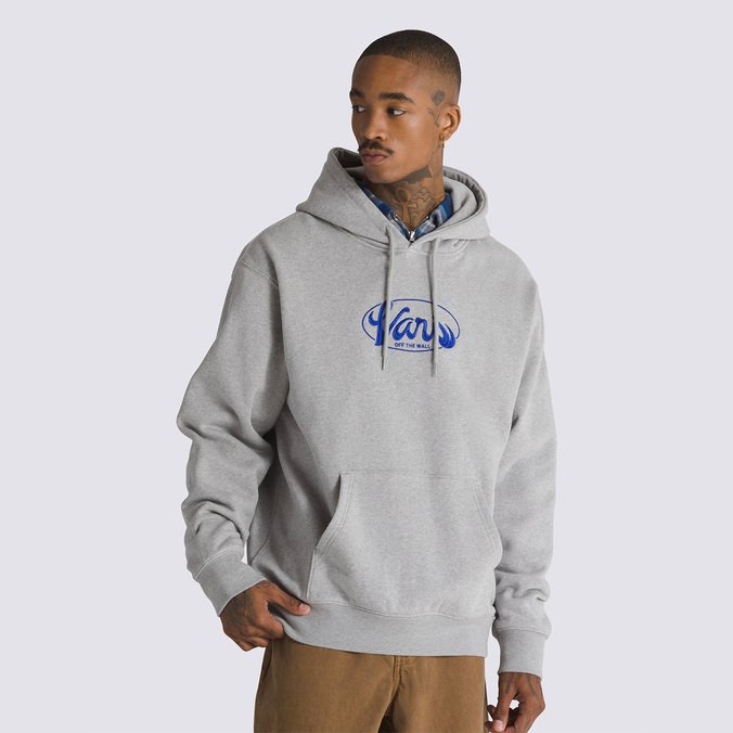 Moletom Global Line Loose Po Upland Cement Heather