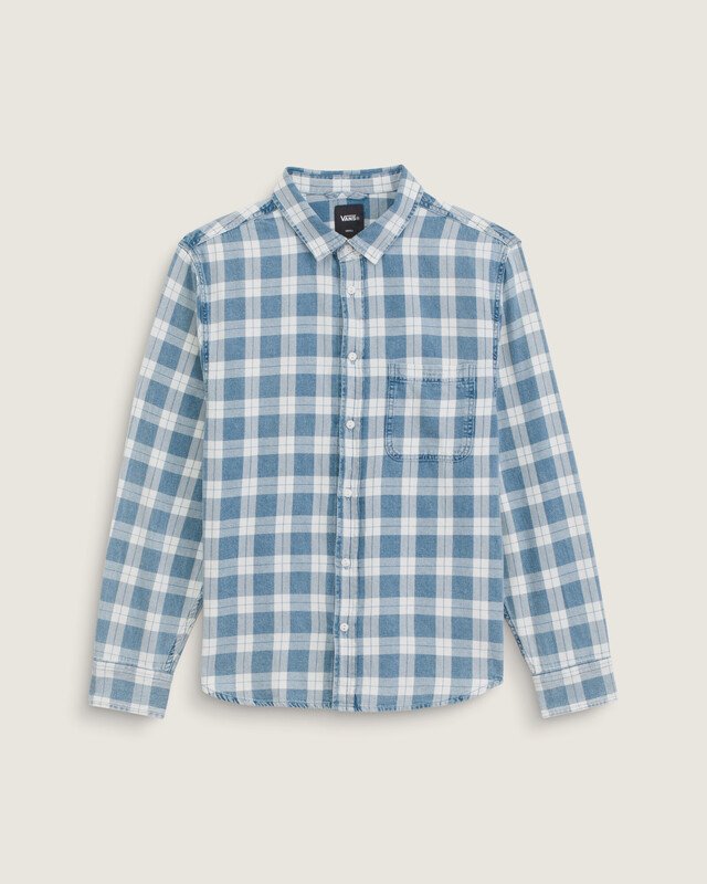 Camisa Manga Longa Lawson Vintage Indigo Bleach Indigo