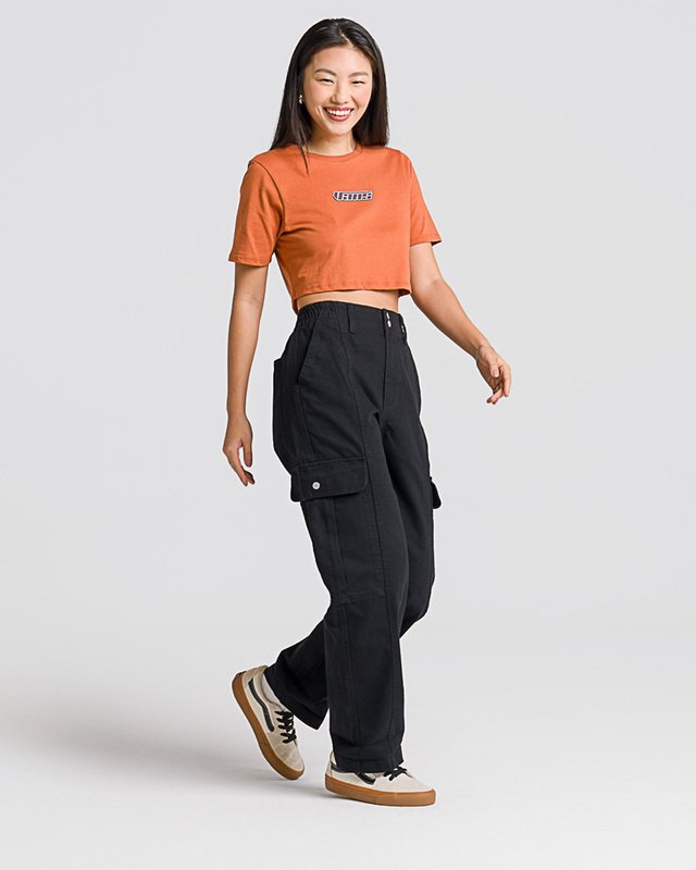 Camiseta Retro V Crew Crop II SS Auburn