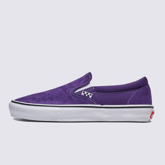 Tênis Slip-On Skate Purple Black